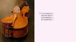 PlayMusic123com  How to Change Cello Strings [upl. by Dione515]