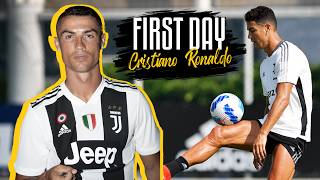 First Day As A Bianconero  Welcome Cristiano  Juventus [upl. by Treve]