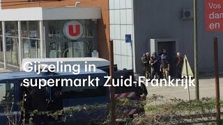 Gijzelingsdrama in supermarkt ZuidFrankrijk  RTL NIEUWS [upl. by Leeann50]