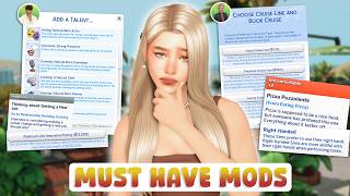 10 MUST HAVE MODS for BETTER GAMEPLAY amp REALISM for The Sims 4 [upl. by Schinica176]