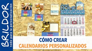 Cómo hacer CALENDARIOS PERSONALIZADOS FÁCILMENTE [upl. by Aleedis]