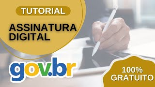 Como assinar Documentos DIGITALMENTE pelo GOVBR  100 Gratuito [upl. by Linehan]