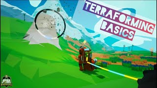 Terraforming basics  Terrain Tool in Astroneer [upl. by Dauf]