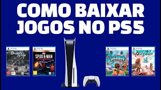 🔴 COMO BAIXAR JOGOS NO PS5 E INSTALAR NO CONSOLE [upl. by Noiroc]