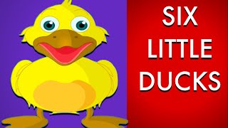 Six Little Ducks That I Once Knew Nursery Rhyme  Rhymes and Songs For Children [upl. by Ralina188]