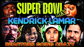 Kendrick Lamar  SUPER BOWL  REACTION COMPILATION [upl. by Halverson]