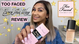 Too Faced Born This Way Foundation Review  Demo  Golden Beige ✨💕✨ [upl. by Idola]