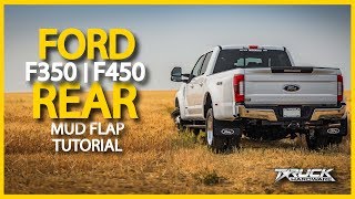 Gatorback 201719 F350450 Rear Dually Install [upl. by Nilam149]