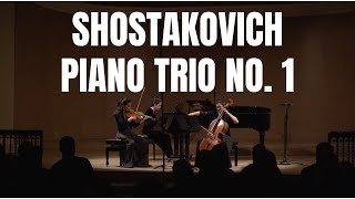 SHOSTAKOVICH Piano Trio No 1 in C major Op 8  TRIO FREIXAS [upl. by Hawthorn]