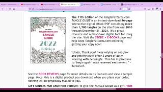 Tangle Patterns Website Tutorial [upl. by Lise521]