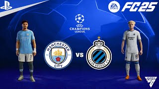 FC 25  Man City vs Club Brugge ft Omar Marmoush  UEFA Champions League 202425  MD 8  PS5™ 4K [upl. by Myo]