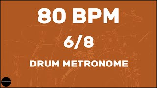 68  Drum Metronome Loop  80 BPM [upl. by Eeliab]