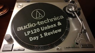 Audio Technica LP120  USB Turntable Unbox amp Review [upl. by Kingdon]