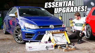 ESSENTIAL Suspension amp Handling Upgrades For My MK7 Golf R Track Car [upl. by Etat]