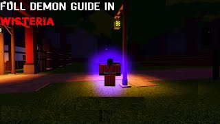 Everything you need to know about becoming a Demon in Wisteria  NEW ROBLOX DEMON SLAYER GAME [upl. by Griff]