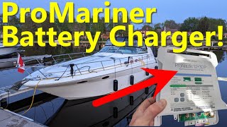 ProMariner Battery Charger Replacement  Sea Ray Sundancer [upl. by Yenaiv983]