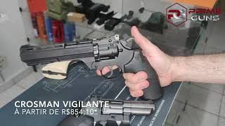 Pistola e Revolver de Chumbinho disponíveis no Prime Guns [upl. by Renault]