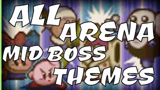 Kirby  All ArenaMid Boss Themes Kirbys Adventure [upl. by Colyer190]