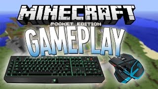 Minecraft PE  How to Connect ANY Keyboard Mouse and Controller [upl. by Nahsaj]