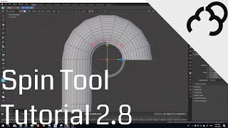 Blender 28  Spin Tool  Tutorial [upl. by Hallett163]