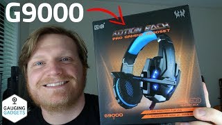 Kotion Each G9000 Gaming Headset Review  Mic Test [upl. by Wiggins]