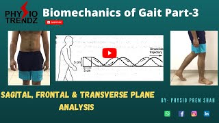 Walking Gait Analysis In Sagital Frontal and Transverse plane Gait Biomechanics [upl. by Soinotna]