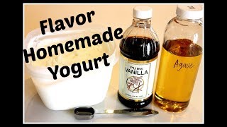 When to add Flavoring to Homemade Yogurt [upl. by Rubin]