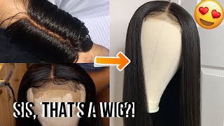 How to make a Closure Wig for Beginners Full Tutorial [upl. by Terrab]