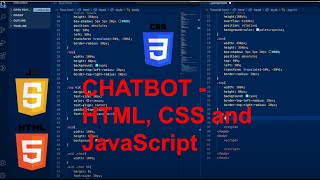 Artificial Intelligence ChatBot Using JavaScript  HTML  CSS  With Source Code [upl. by Yukio]