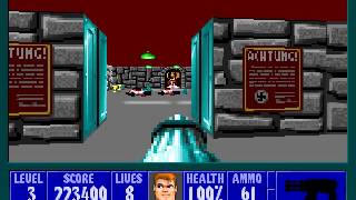 Wolfenstein 3D  Episode 5  Level 3 [upl. by Gnos]