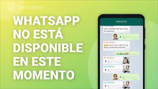 5 formasCómo solucionar WhatsApp no está disponible en este momento para Android [upl. by Onairda]