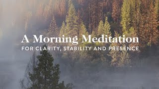 10 Minute Morning Meditation for Clarity Stability and Presence  Goop [upl. by Nerrak]