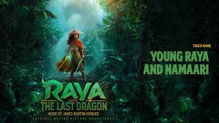 Raya and the Last Dragon Young Raya and Namaari Soundtrack by James Newton Howard [upl. by Normak]