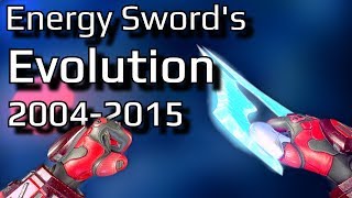 The Evolution of Halos Energy Sword  Lets take a look at every version of the Halo Energy Sword [upl. by Dnomal]