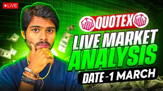 QUOTEX LIVE MARKET ANALYSIS amp TRADING  010324  BY TANISHQ [upl. by Lowis322]