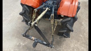 Amazing Upgrade Kubota BX Telescoping 3 Point Hitch Stabilizers  Install and Demonstration [upl. by Elinor]