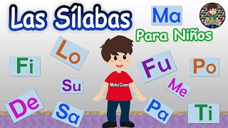 Las Sílabas para niños 👦👧 Aprende a leer y escribir con Minidon  Video Educativo [upl. by Ellehsram]