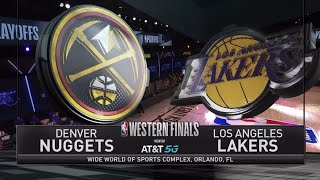 TNT  2020 NBA Playoffs Western Finals Game 1 Intro [upl. by Ecyarg504]