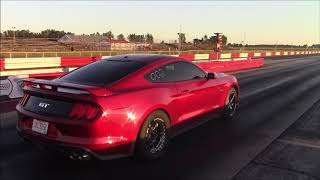 2020 Mustang GT With Just Exhaust amp Headers 14 Mile [upl. by Myer]