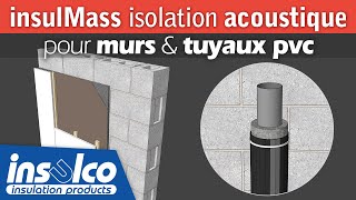 insulMass Bi18 isolant acoustique mince autocollante pour parois légères  murs et canalisations [upl. by Notkcorb]