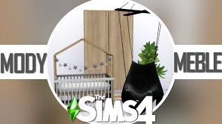 Moje MODY MEBLOWE do THE SIMS 4 MEBLE i BUDOWA🛏️ SKĄD POBIERAM MODY  LINKI  KOSmo [upl. by Ydniahs802]