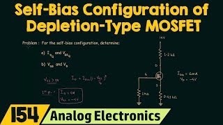 SelfBias Configuration of DepletionType MOSFET [upl. by Gimpel12]