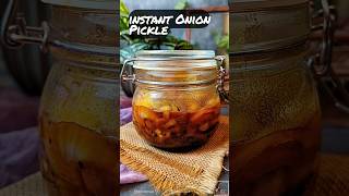 Onion Pickle  Pyaaz ka Achar  Instant Onion Pickle  Instant Pickle recipe  Achaar  shorts [upl. by Nafets160]