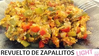 REVUELTO DE ZAPALLITOS LIGHT COMO HACER PASO A PASO 2018  Marianela Cooking [upl. by Enohsal]