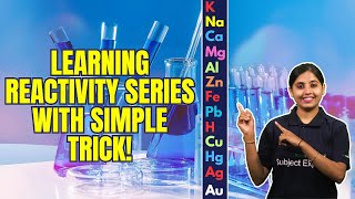 Trick to Remember Reactivity series of metals  Reactivity series explained  Chemistry  science [upl. by Venetis]