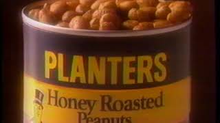 Planters Honey Roasted Peanuts 1987 Television Commercial  Snacks [upl. by Oap808]