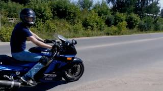 ZZR 1100С Wheelie [upl. by Modnarb]