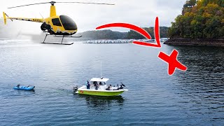 Missing R22 HELICOPTER CRASHED 115 Underwater in Lake [upl. by Girardo]