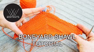 Boneyard Shawl Tutorial [upl. by Htiekel]