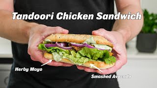 Tandoori Chicken Sandwich Recipe [upl. by Annig]